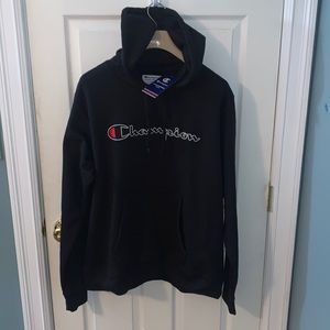 Champion Sweatshirt XL Black. Brand New With Tag